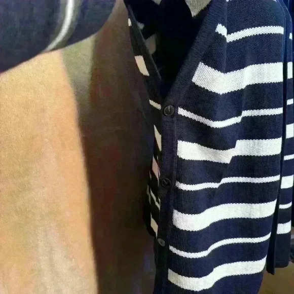 BRAND NEW Talbots Knit Cardigan Open Front Vest Side Buttons XS/S - Picture 7 of 10